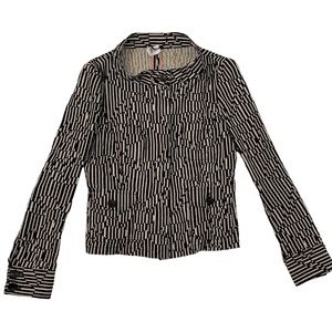 MaxMara Weekend Zebra Jacket, Size US 12, Color black and white